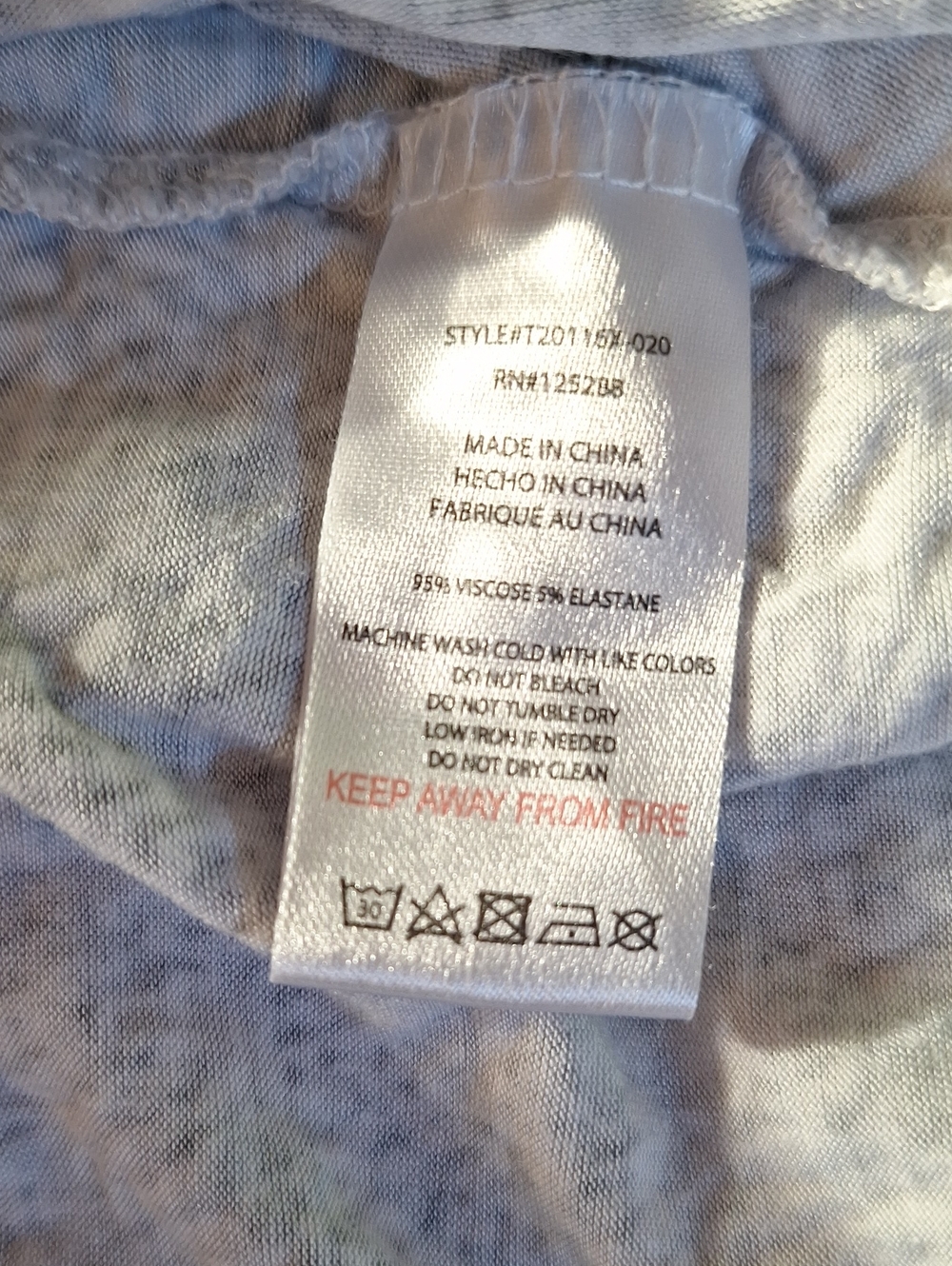 Tahari Gray Lace-Sleeve Women's Pajama Set - Picture 6 of 6